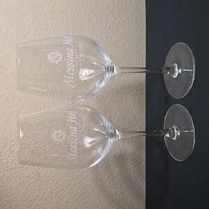 Messina Hof Winery Clear Wine Glass Set
